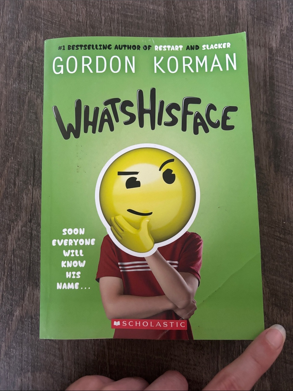 What’s His Face by Gordon Korman - Novel